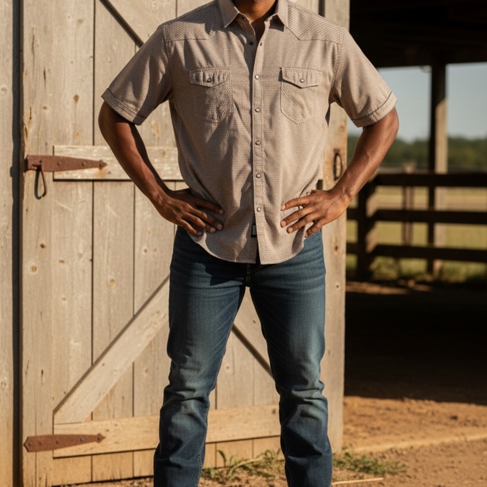 Buckle Black Short Sleeve Pearl Snap Shirt - 3XL - NWT